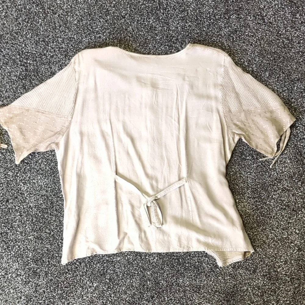 Vintage Indian Tropical Fashion 2-Piece Set Top&Skirt L Boho Festival Rayon NWT - Picture 7 of 13